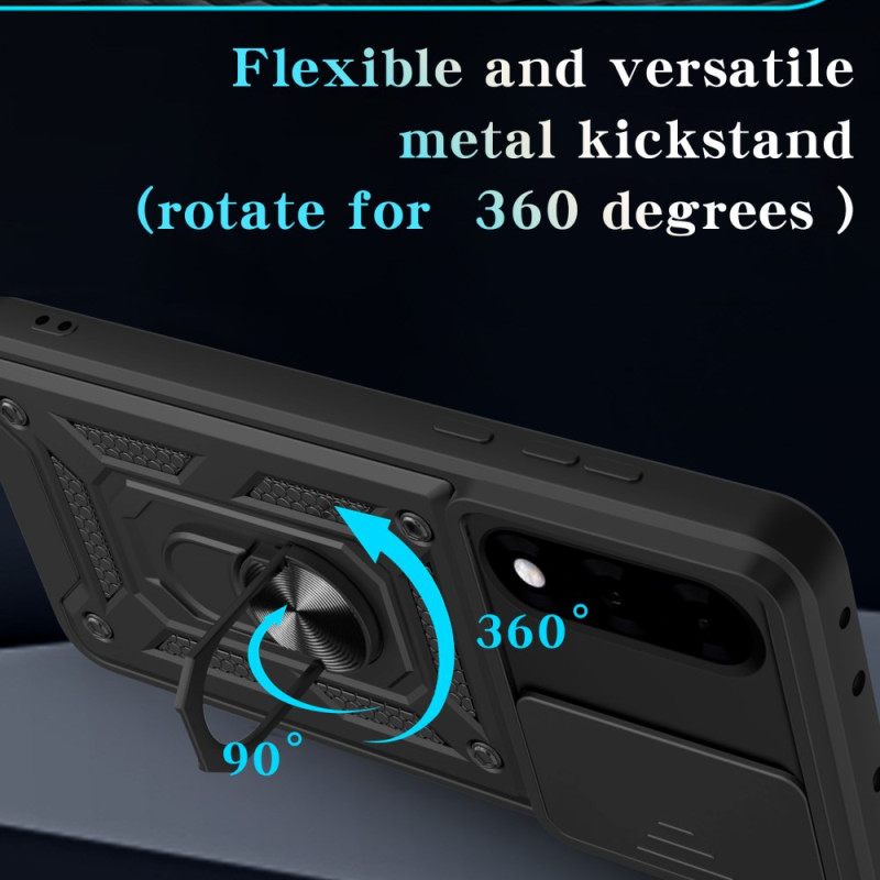 Puhelinkuoret Oneplus Nord 5 Liukuva Kameransuoja Ja Jalusta