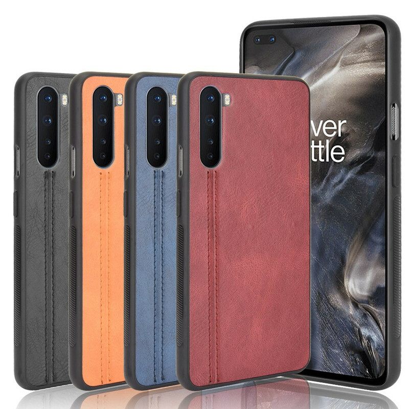 Case OnePlus Nord Tyylinen Nahkaompelu