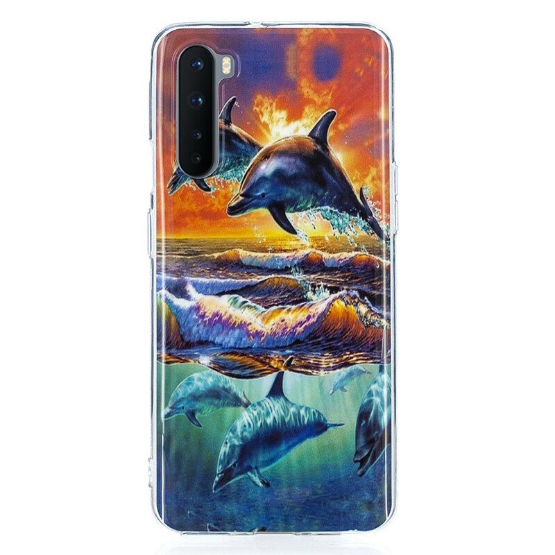 Kuori OnePlus Nord Dolphins Go Free