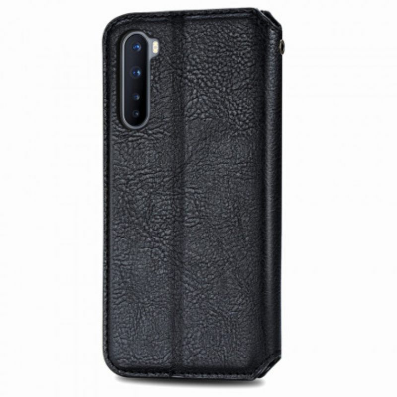 Puhelinkuoret OnePlus Nord Kotelot Flip Diamond Texture Leather Effect