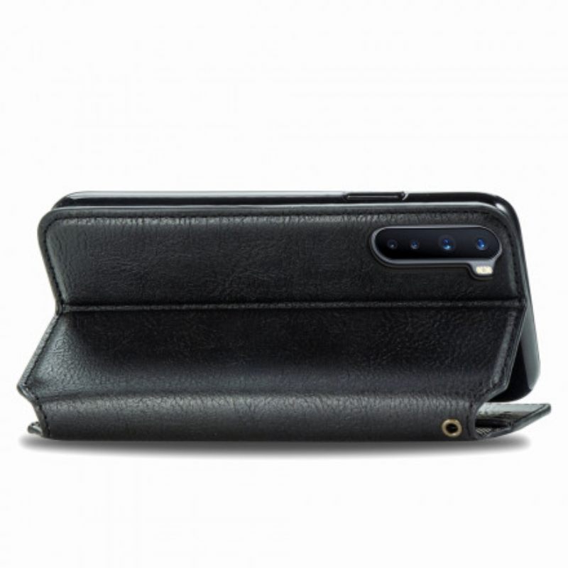 Puhelinkuoret OnePlus Nord Kotelot Flip Diamond Texture Leather Effect