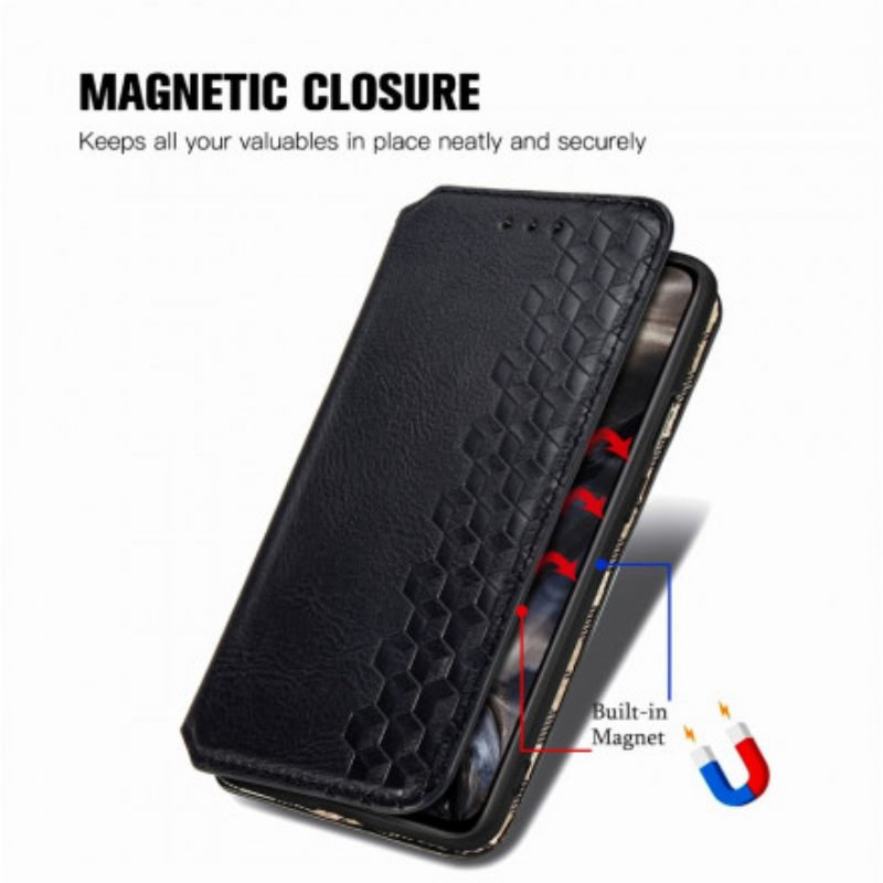 Puhelinkuoret OnePlus Nord Kotelot Flip Diamond Texture Leather Effect