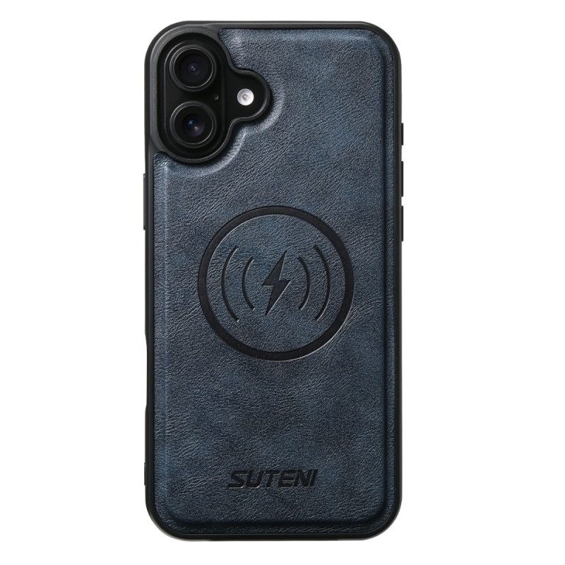 Kotelot iPhone 17 Kaksivärinen Magsafe-teksturoitu Nahka Suojakuori