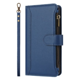 Kotelot iPhone 17 Lompakko Jossa 9 Korttipaikkaa Ja Rannehihna