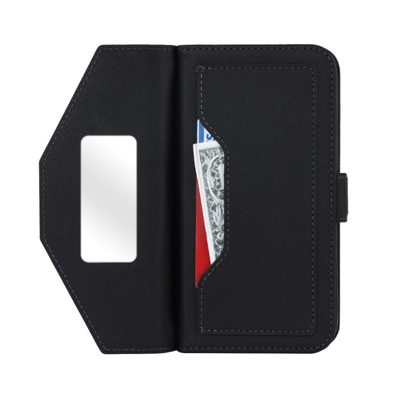 Kotelot iPhone 17 Lompakko Olkahihnalla Ja Peilillä