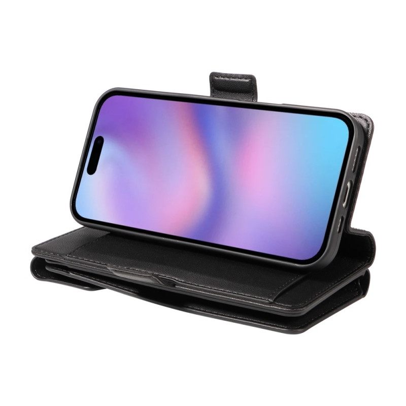 Kotelot iPhone 17 Useita Korttipaikkoja Ja Rannehihna Suojakuori