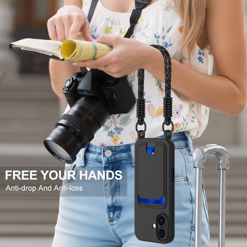 Kuori iPhone 17 Korttikotelon Hihna