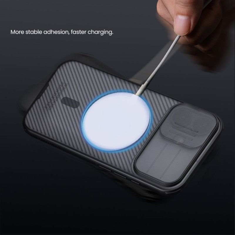 Kuori iPhone 17 Magsafe Camshield Pro -sarja Nillkin Suojakuori