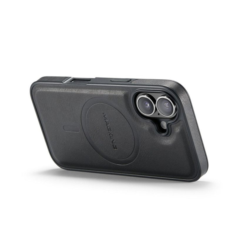 Kuori iPhone 17 Magsafe-yhteensopiva Premium Leather Effectin Kanssa