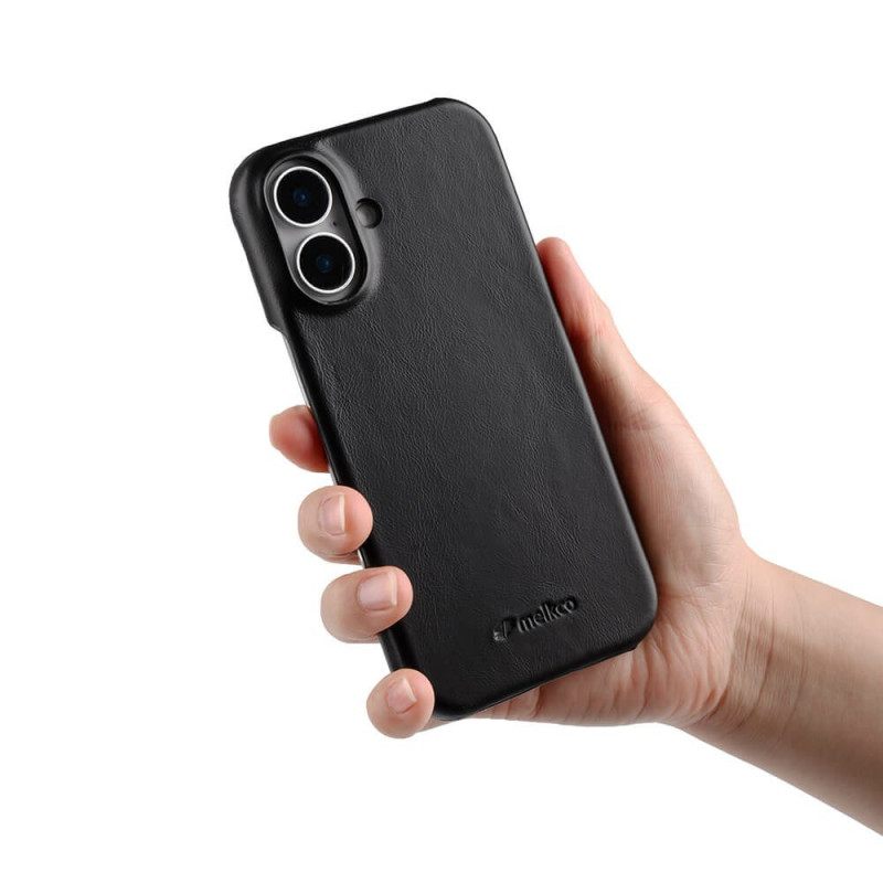 Kuori iPhone 17 Magsafe-yhteensopiva Vahattu Nahka