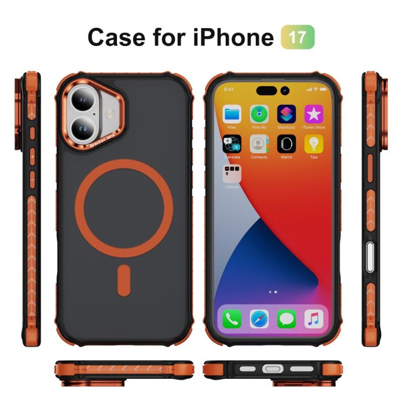 Kuori iPhone 17 Magsafe-yhteensopivalla Linssinpidikkeellä Suojakuori