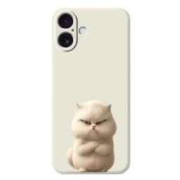 Kuori iPhone 17 Nestemäinen Silikoni Angry Cat
