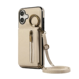 Kuori iPhone 17 Vetoketjullinen Lompakko