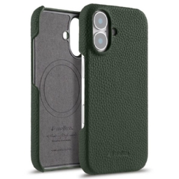 Kuori iPhone 17 Yhteensopiva Magsafe Leather And Microfiber -kotelon Kanssa