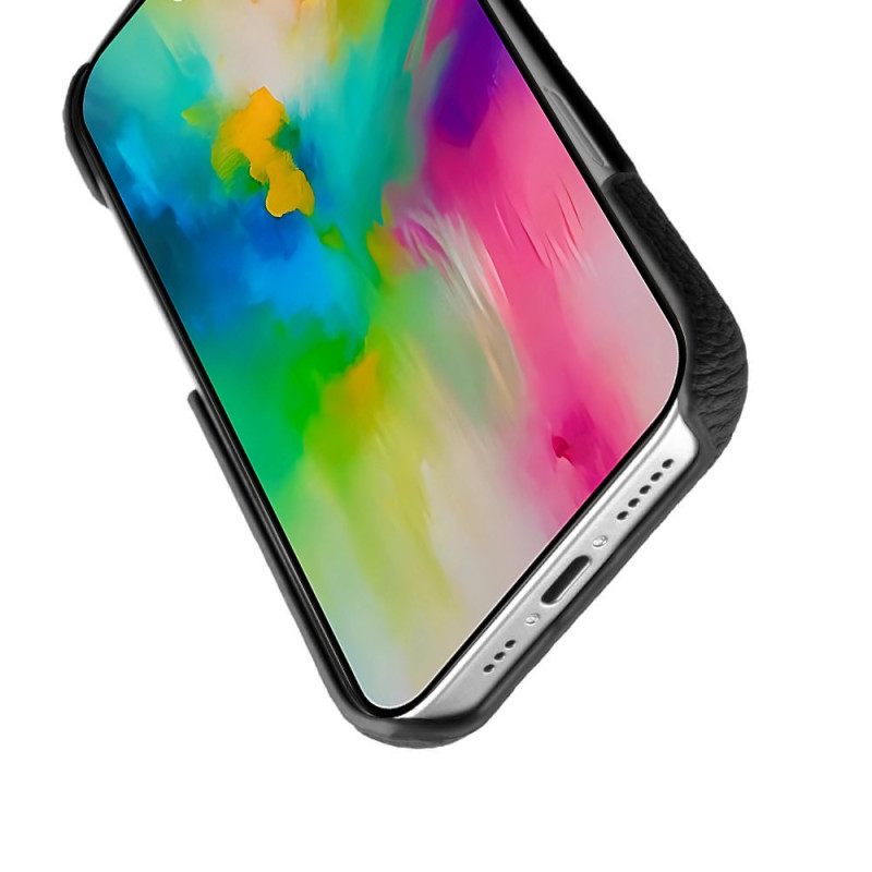 Kuori iPhone 17 Yhteensopiva Magsafe Leather And Microfiber -kotelon Kanssa