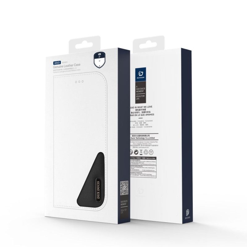 Nahkakotelo iPhone 17 Hivo-sarjan Dux Ducis Suojakuori