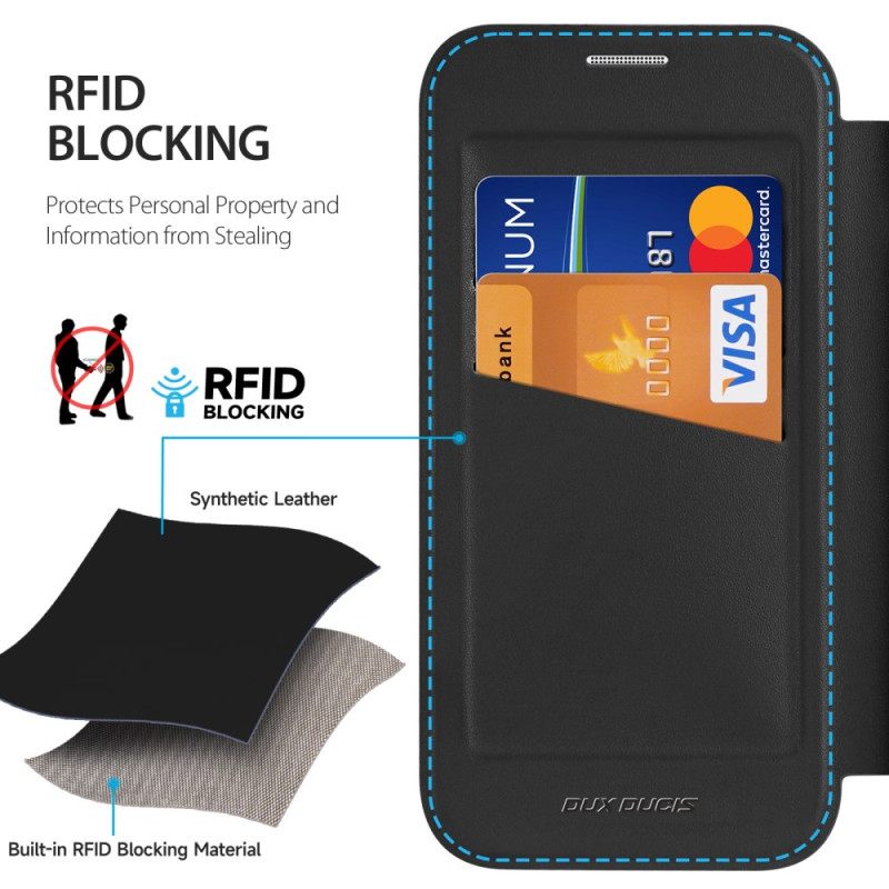 Nahkakotelo iPhone 17 Magsafe Skin X Pro -sarja Dux Ducis