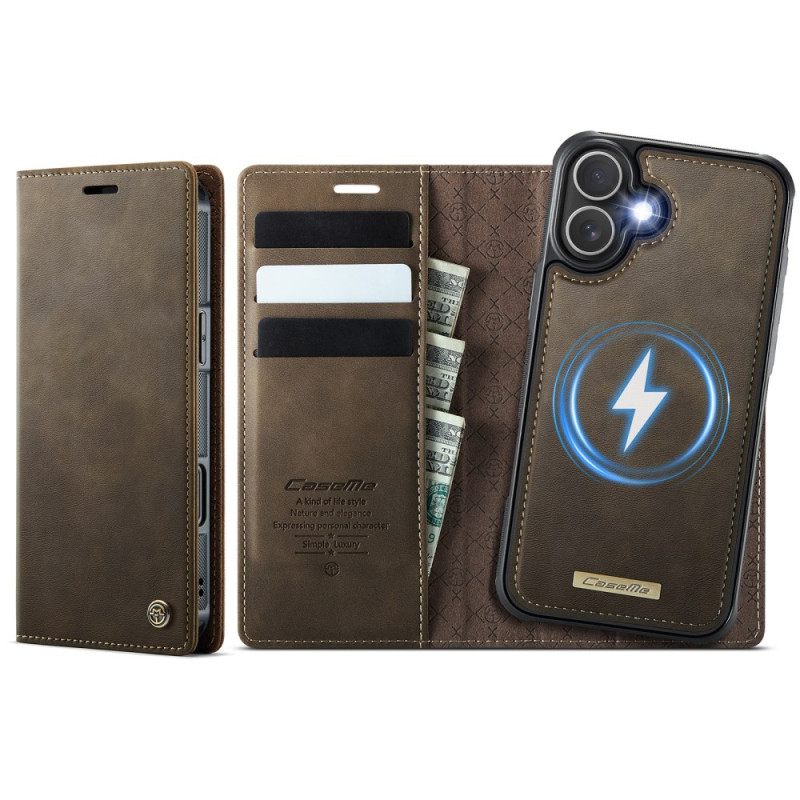 Nahkakotelo iPhone 17 Magsafe-yhteensopiva Irrotettava Kotelo Ja Rfid-suoja