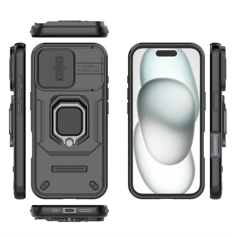 Puhelinkuoret iPhone 17 Kestävä Rengas Kameransuojalla