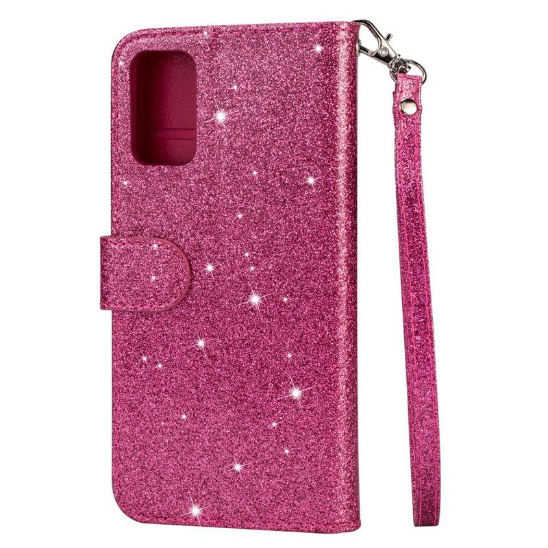 Kotelot Samsung Galaxy S20 Sequin Coin Kukkaro
