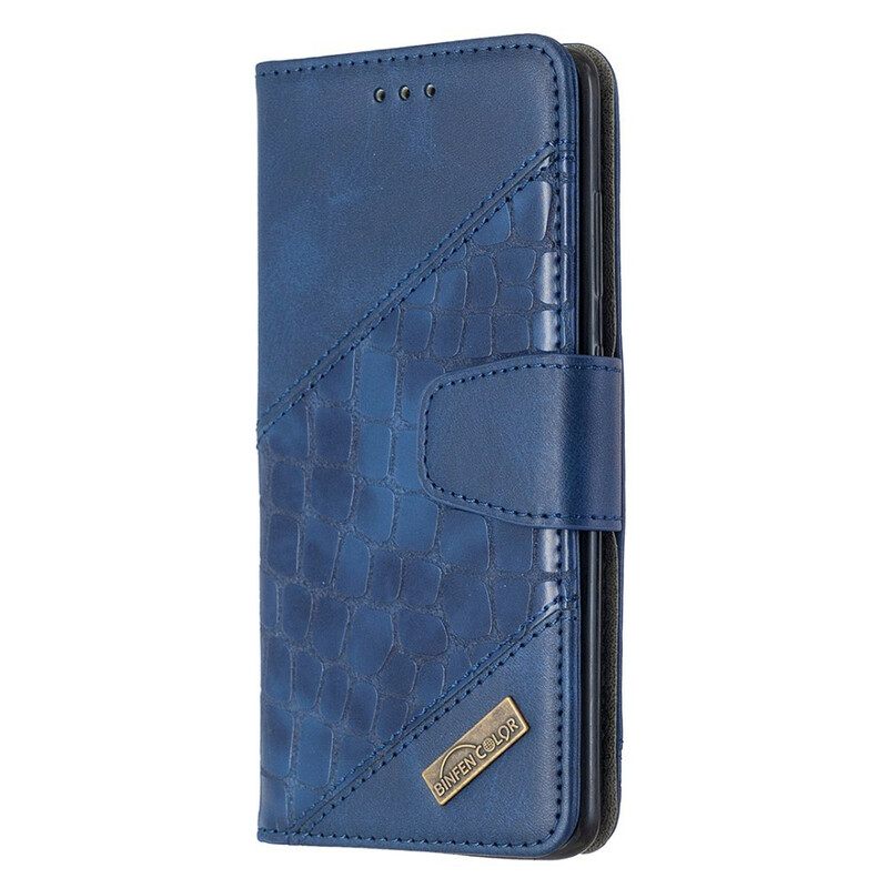 Nahkakotelo Samsung Galaxy S20 Classic Crocodile Skin Effect