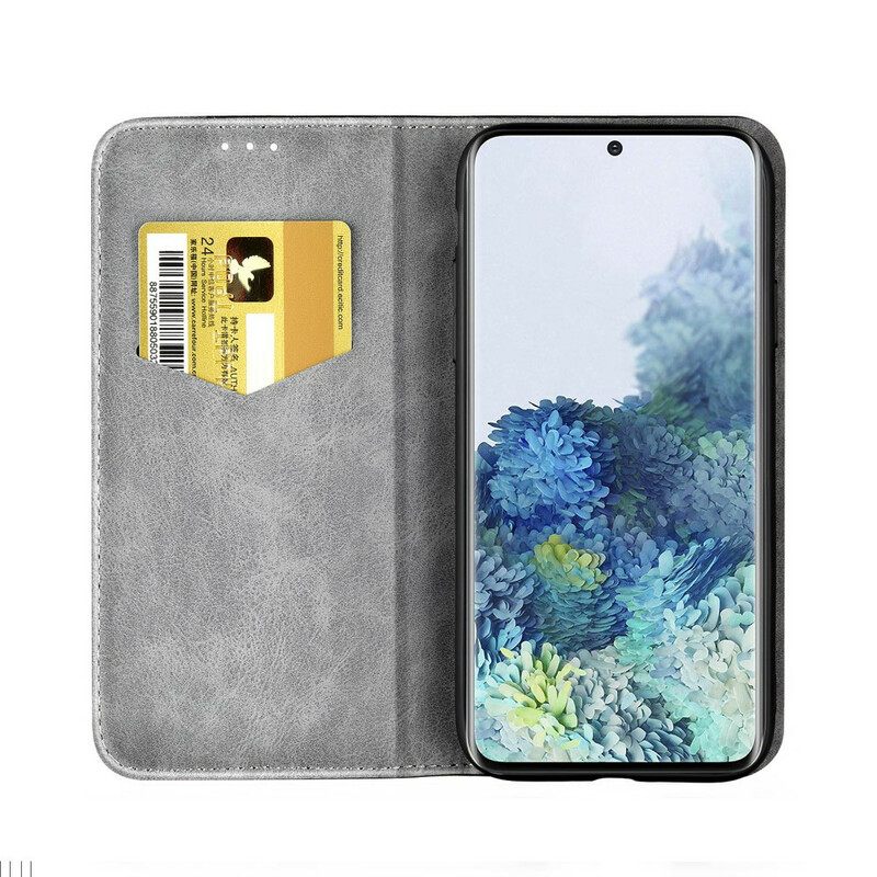 Puhelinkuoret Samsung Galaxy S20 Kotelot Flip Bicolor Leather Effect