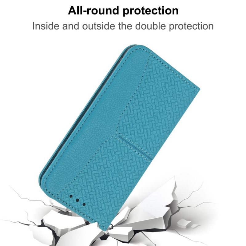 Kotelot Huawei Nova 9 Pro / Honor 50 Pro Suojaketju Kuori Tyylinen Kudottu Nahkahihna