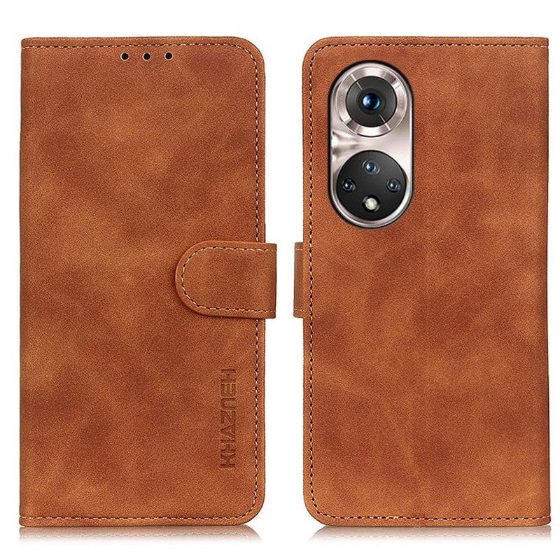 Kotelot Huawei Nova 9 Pro / Honor 50 Pro Vintage Leather Effect Khazneh