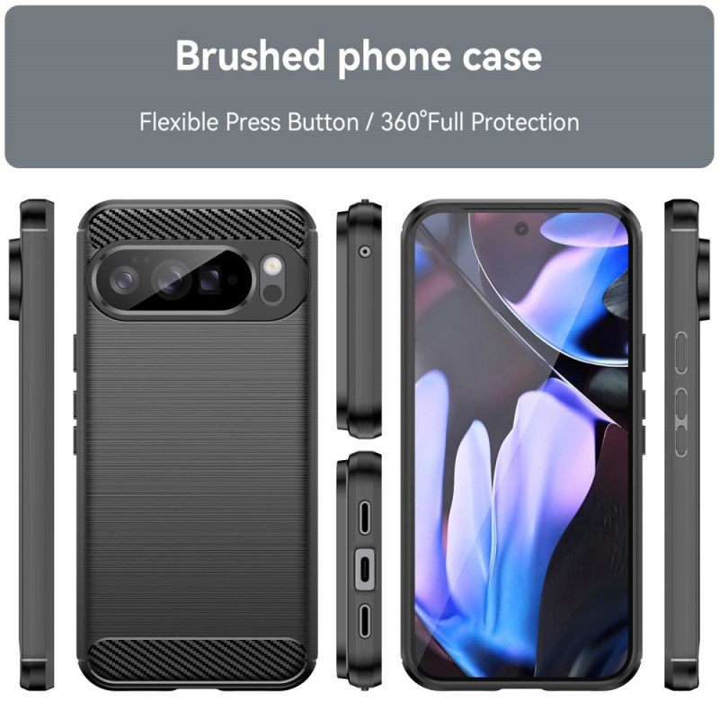 Case Google Pixel 10 Pro Xl Puhelinkuoret Harjattu Hiilikuitu