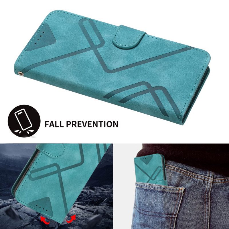 Kotelot Google Pixel 10 Pro Xl Geometriset Viivat Hihnalla