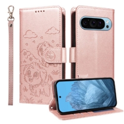 Kotelot Google Pixel 10 Pro Xl Rfid-suojattu Ja Koirakuvioinen Suojakuori