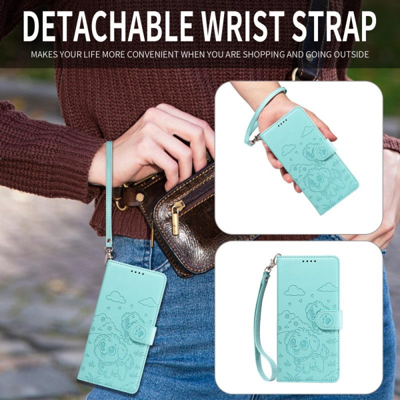 Kotelot Google Pixel 10 Pro Xl Rfid-suojattu Ja Koirakuvioinen Suojakuori