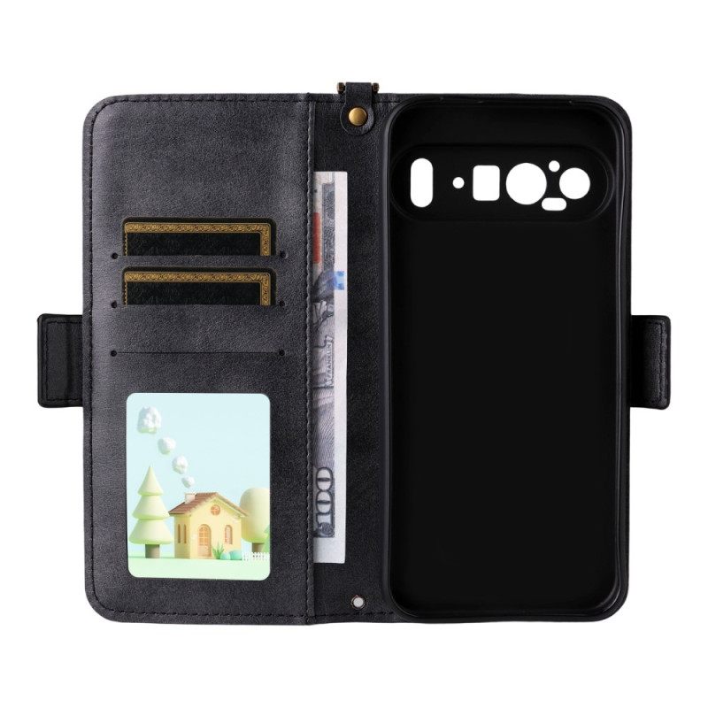 Kotelot Google Pixel 10 Pro Xl Vintage Olkahihnalla