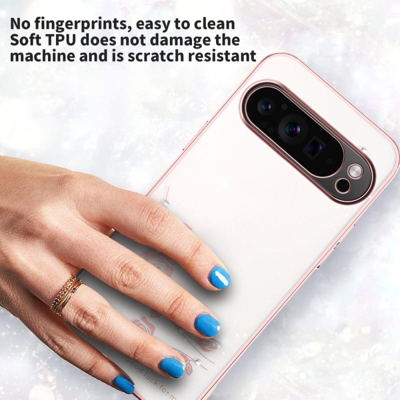 Kuori Google Pixel 10 Pro Xl Kukkakoristeet Ja Strassit Suojakuori