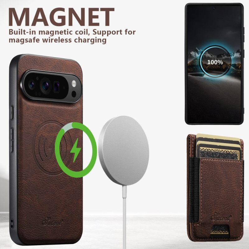 Kuori Google Pixel 10 Pro Xl Magneettinen Suteni-korttipidike