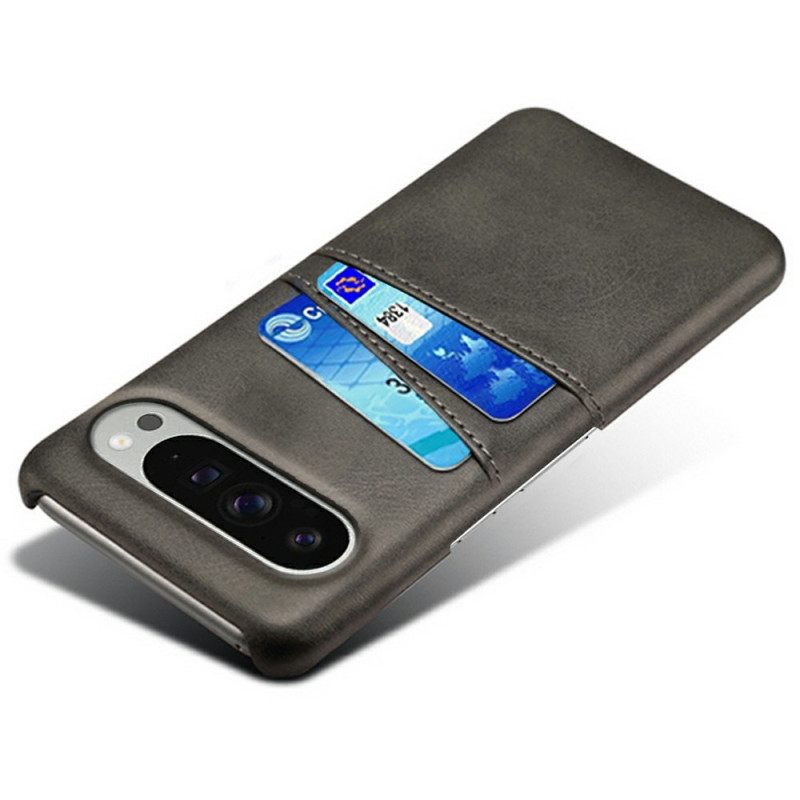 Kuori Google Pixel 10 Pro Xl Nahkajäljitelmäinen Korttikotelo