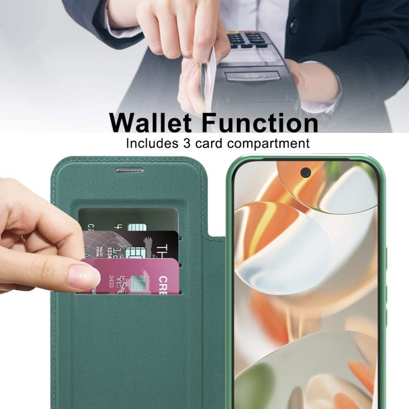 Nahkakotelo Google Pixel 10 Pro Xl Magsafe-yhteensopiva Rfid:n Kanssa Esto Suojakuori