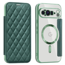 Nahkakotelo Google Pixel 10 Pro Xl Magsafe-yhteensopiva Tikattu