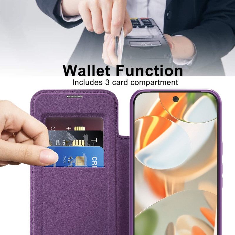 Nahkakotelo Google Pixel 10 Pro Xl Magsafe-yhteensopiva Tikattu