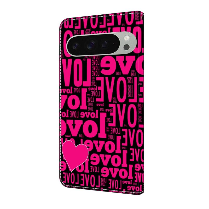 Nahkakotelo Google Pixel 10 Pro Xl Rakkaus