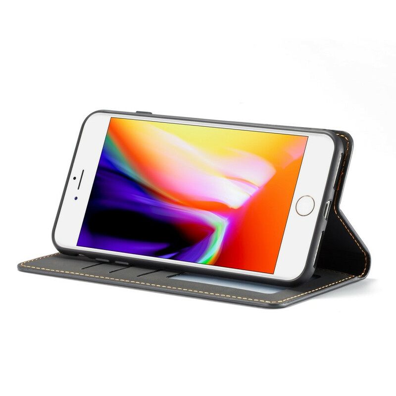 Puhelinkuoret iPhone 8 Plus / 7 Plus Kotelot Flip Nahkaefekti Forwenw