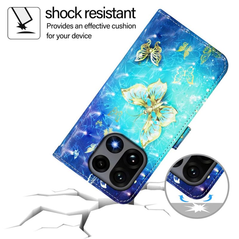 Kotelot Oneplus 15 Kultaiset Perhoset