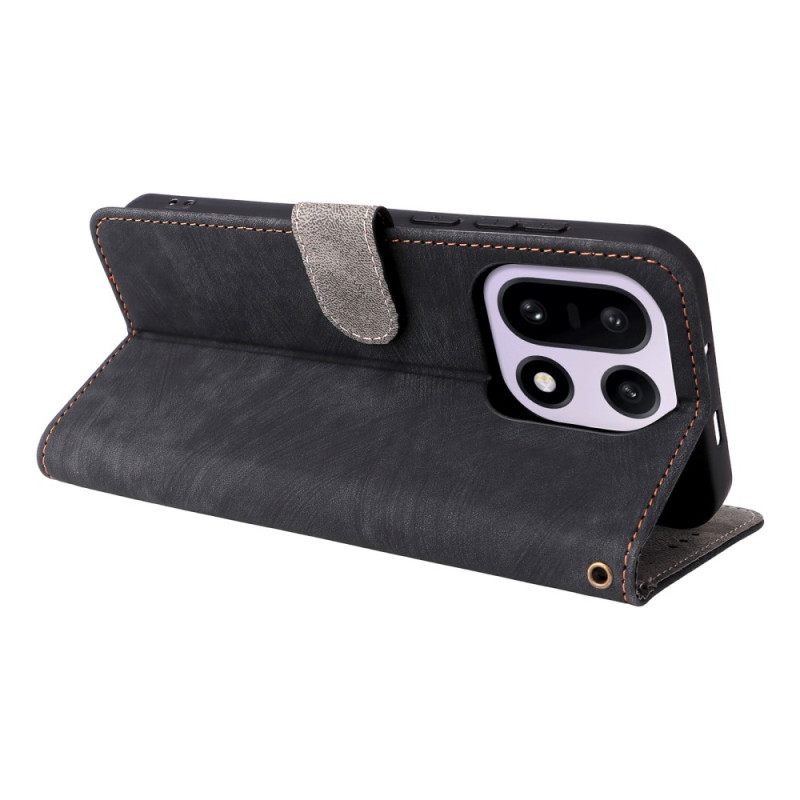 Kotelot Oneplus 15 Puhelinkuoret Mokkanahkaefekti Hihnalla