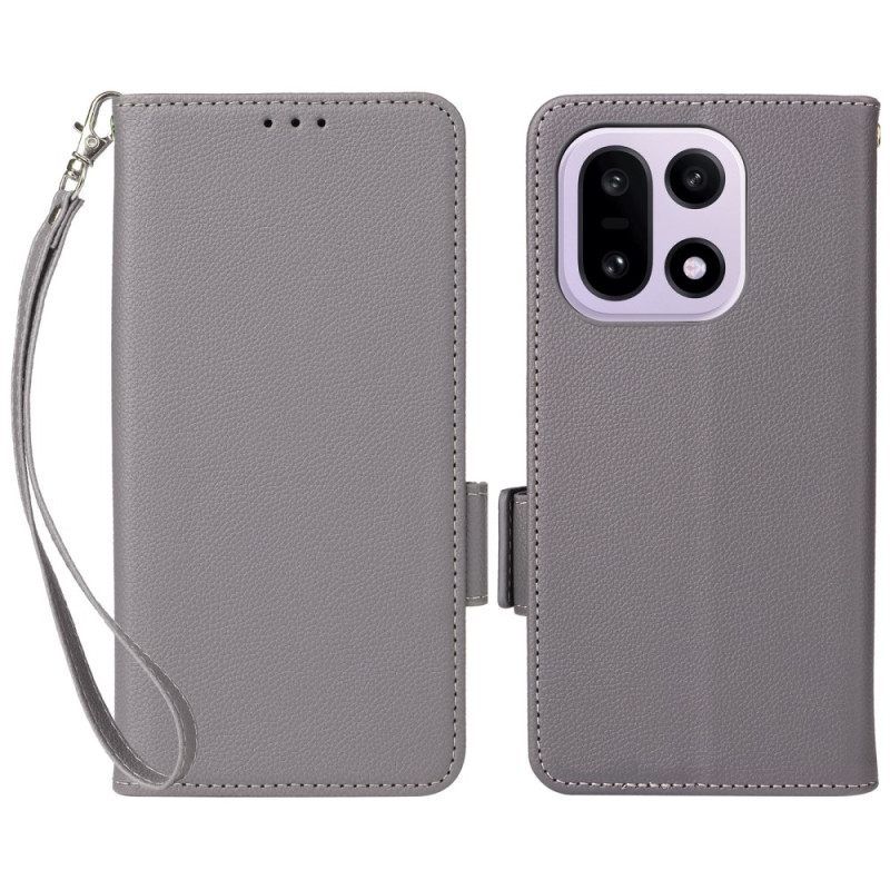 Kotelot Oneplus 15 Puhelinkuoret Tekonahka Hihnalla