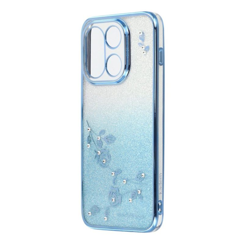 Kuori Oneplus 15 Kukkakuvio Nauhoilla