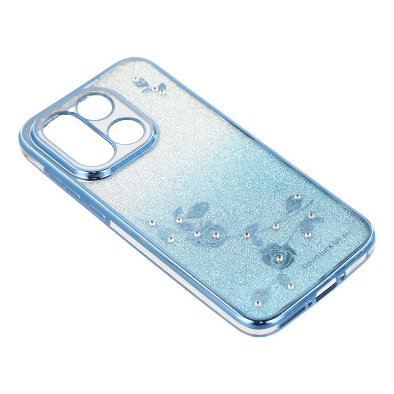 Kuori Oneplus 15 Kukkakuvio Nauhoilla