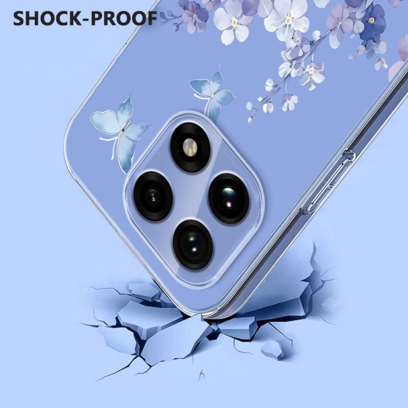 Kuori Oneplus 15 Perhosia Ja Kukkia Suojakuori