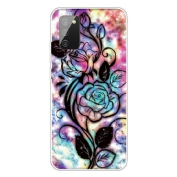 Case Samsung Galaxy A02s Flower Graphic