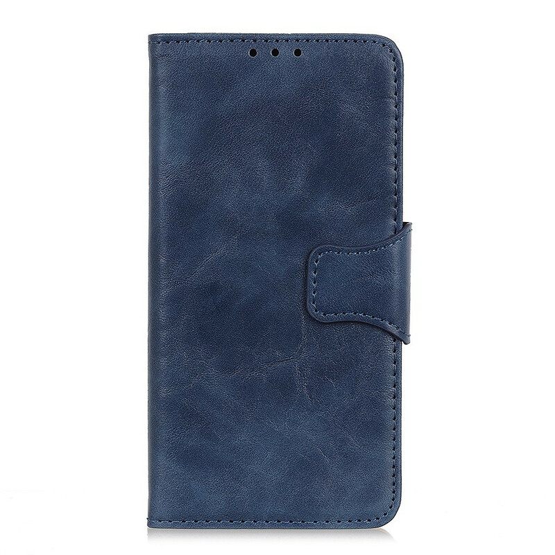 Kotelot Samsung Galaxy A02s Haljasnahkainen Kääntyvä Lukko