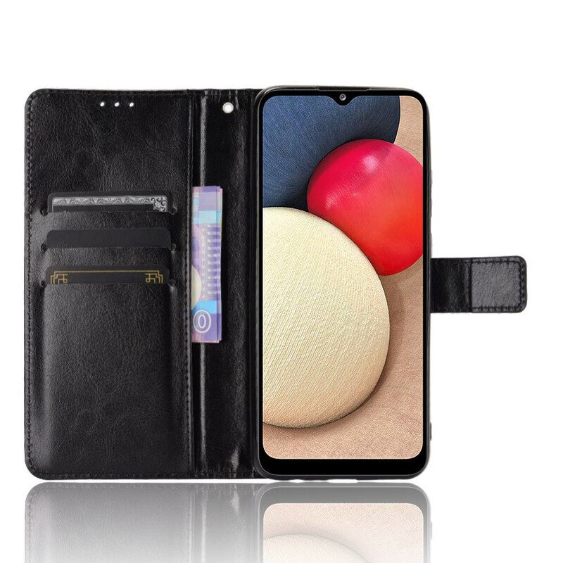 Kotelot Samsung Galaxy A02s Keinonahka Näyttävä